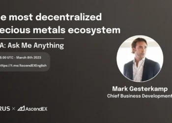 Aurus; Gedecentraliseerde edelmetalen. Interview met CBDO Mark Gesterkamp