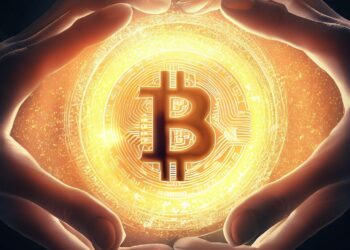 Bitcoin met 2 handen