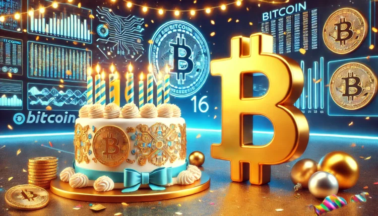 Gelukkige Verjaardag, Bitcoin! Viering van 16 Jaar Crypto Revolutie