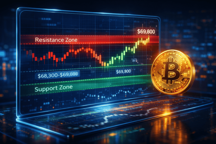 Bitcoin Koersverwachting: Bereidt BTC zich voor op een Uitbraak Boven $69K?