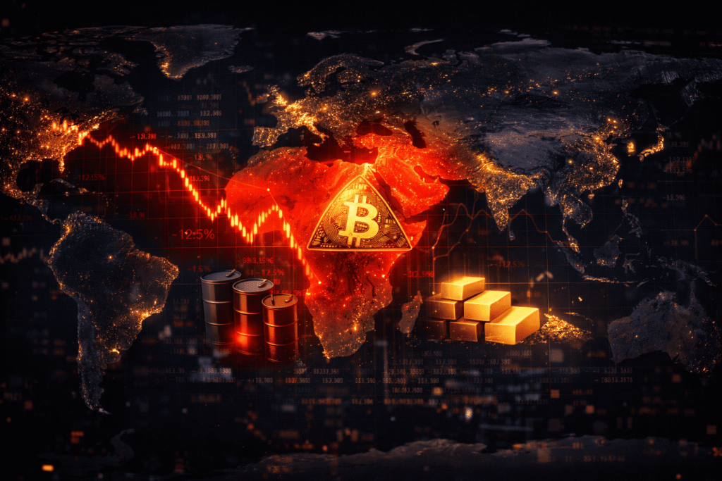 Bitcoin Stijgt Terwijl Aandelen en Goud Dalen Door Onzekerheid Rond Iran-Conflict