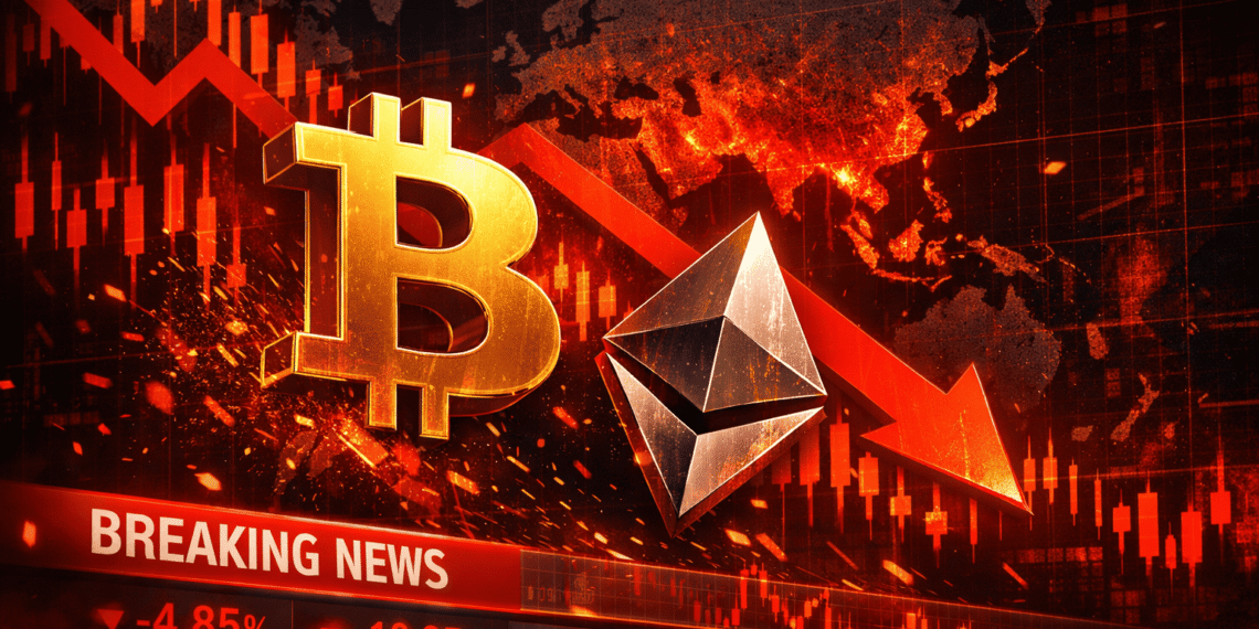 Bitcoin en Ethereum Dalen Na Amerikaanse en Israëlische Aanval op Iran