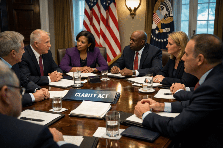 Clarity Act nadert doorbraak na compromis tussen Senaat en Witte Huis over stablecoins