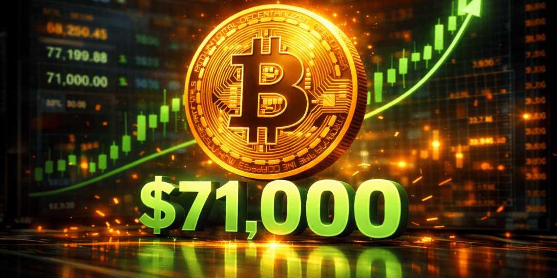 Waarom Stijgt Crypto Vandaag Bitcoin Doorbreekt $71,000 Ondanks Spanningen in het Midden-Oosten