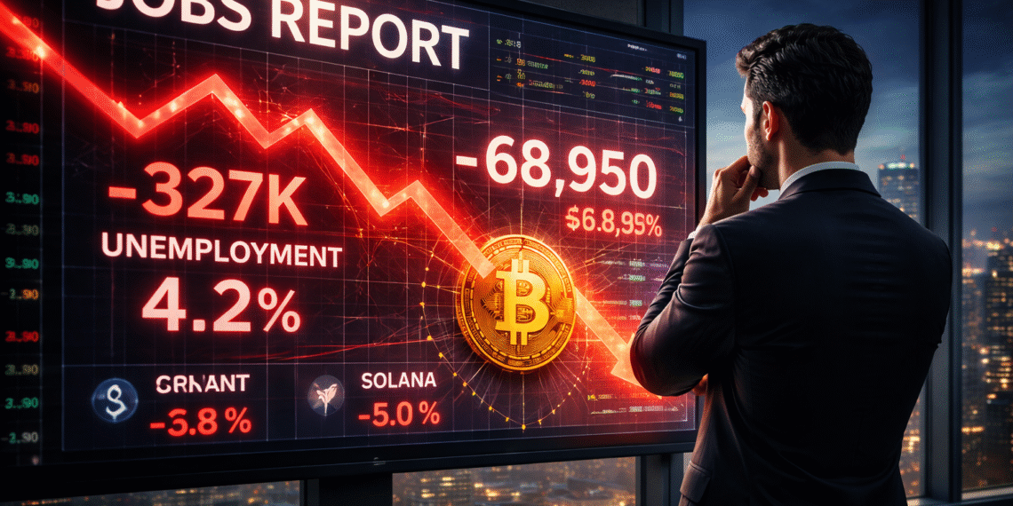 Waarom Stijgt en Daalt Crypto Bitcoin Daalt Na Zwak Banenrapport en Beëindigt Rally