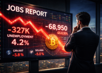 Waarom Stijgt en Daalt Crypto Bitcoin Daalt Na Zwak Banenrapport en Beëindigt Rally