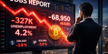 Waarom Stijgt en Daalt Crypto Bitcoin Daalt Na Zwak Banenrapport en Beëindigt Rally