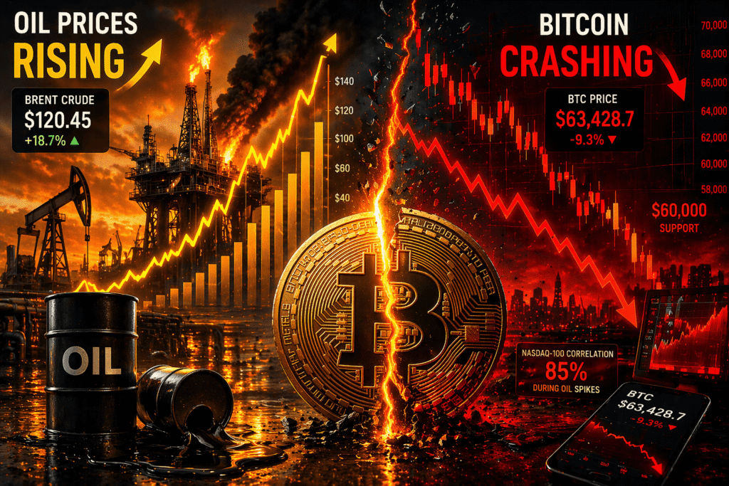 Bitcoin Prijs Waarschuwing Dreigende Oliecrisis Kan Grote BTC Volatiliteit Veroorzaken