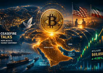 Bitcoin stijgt 4% richting $70,000 door hoop op staakt-het-vuren