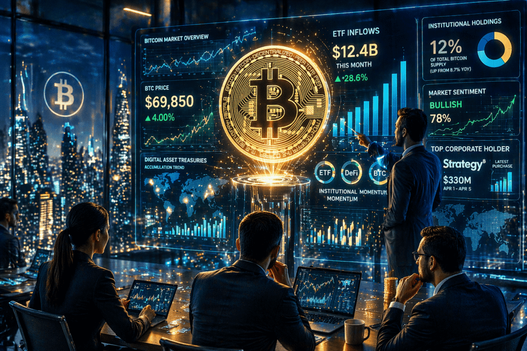 Bitcoin stijgt 4% richting $70,000 door hoop op staakt-het-vuren