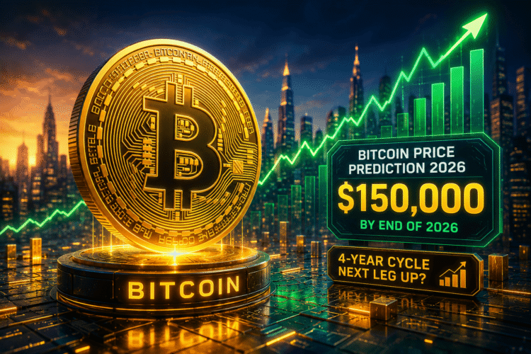 Bitcoin Koersvoorspelling 2026 Kan BTC $150,000 Bereiken na de Halving Cyclus