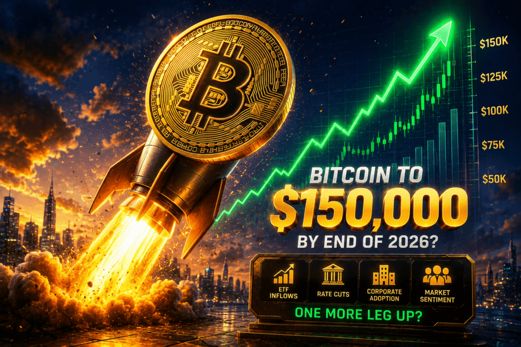 Bitcoin Koersvoorspelling 2026 Kan BTC $150,000 Bereiken na de Halving Cyclus