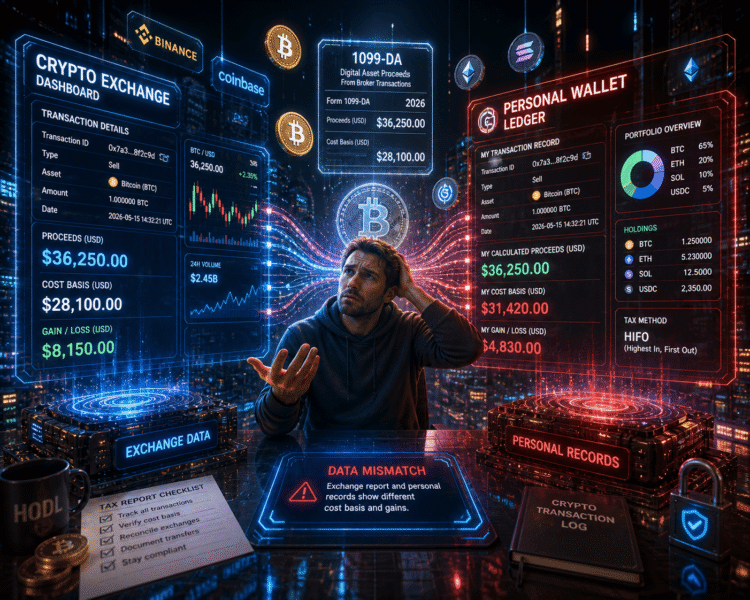 IRS Crypto Belastingvrijstelling 2026 Waarom Uw Transacties Kunnen Afwijken van Exchange Rapporten