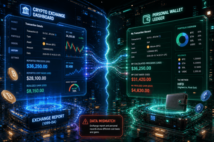 IRS Crypto Belastingvrijstelling 2026 Waarom Uw Transacties Kunnen Afwijken van Exchange Rapporten