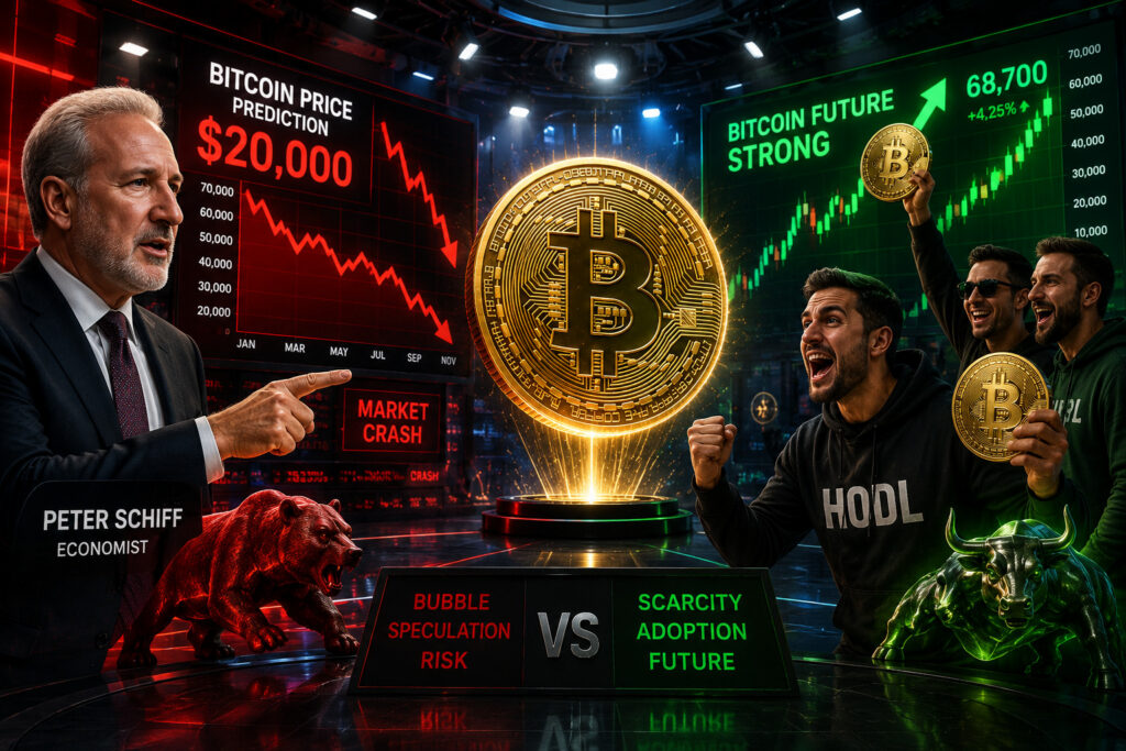 Bitcoin Kan Dalen Naar $20.000, Waarschuwt Peter Schiff Terwijl HODLers Onder Druk Komen Te Staan