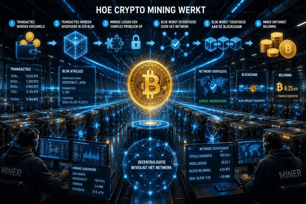Hoe Werkt Cryptomining Crypto Mining Uitgelegd Wat Het Is En Hoe Het Werkt